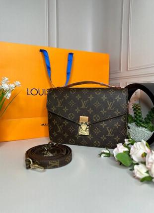 Женская сумка louis vuitton pochette metis monogram wb050