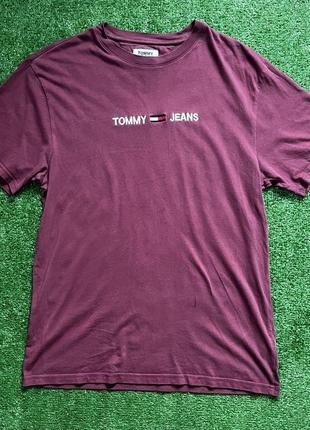 Футболка Tommy jeans, мужская футболка tommy jeans