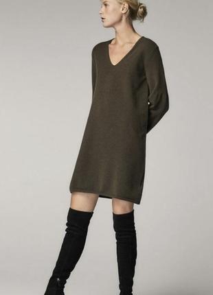 Трикотажна сукня massimo dutti   95% вовна wool 5%  кашемір cashmere