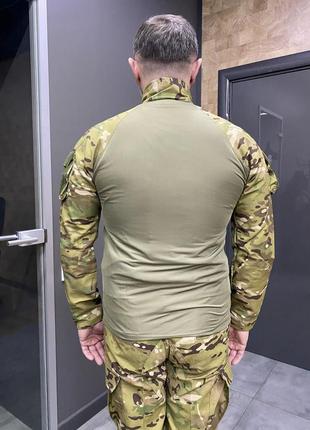 Военная форма (убакс + брюки), поликоттон, мультикам, размер xxl, форма зсу, тактическая одежда4 фото