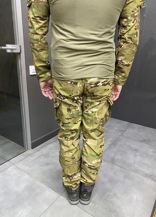 Военная форма (убакс + брюки), поликоттон, мультикам, размер xxl, форма зсу, тактическая одежда5 фото