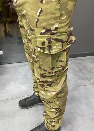 Военная форма (убакс + брюки), поликоттон, мультикам, размер xxl, форма зсу, тактическая одежда7 фото