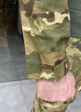Армейская кофта убакс, мультикам олива, размер l, тактическая рубашка убакс мультикам4 фото