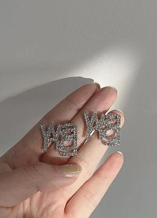 Сережки wang