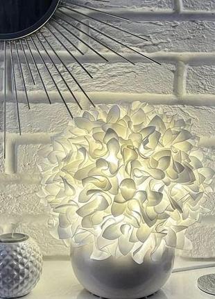 Светильник ночник гортензия