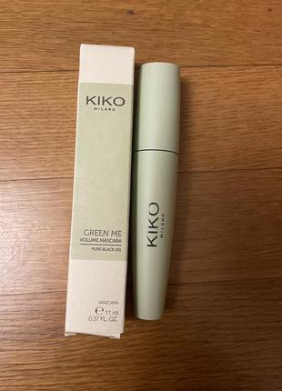 Оригінальна туш з ефектом об‘єму та подовження green me