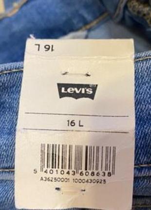 Стрейчеві джинси levis 7266 фото