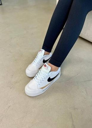 Найк кеды женские белые nike5 фото