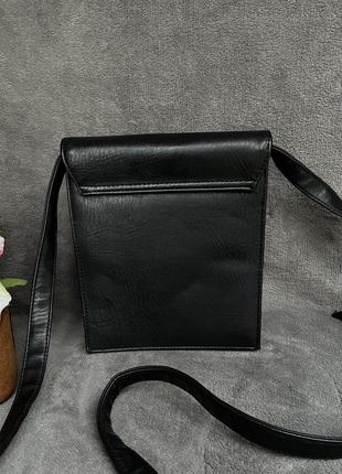 Nannini шкіряна сумка планшет чорна італія5 фото