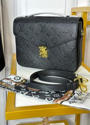 Сумка кожаная в стиле louis vuitton métis люкс