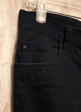 Штаны брюки темно-синие под джинсы р 303 фото