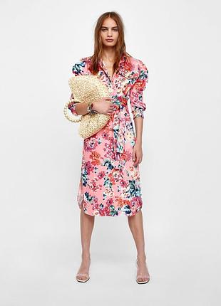 Шикарное платье zara р. м