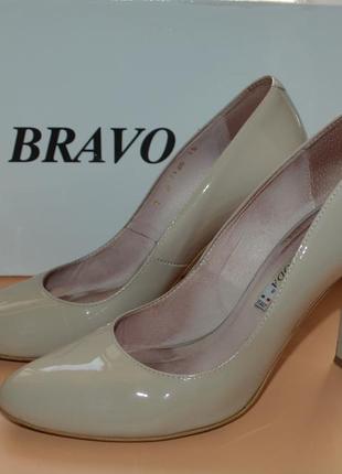 Туфлі шкіряні bravo moda 38р1 фото