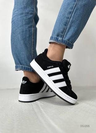 Кросівки adidas campus black&white