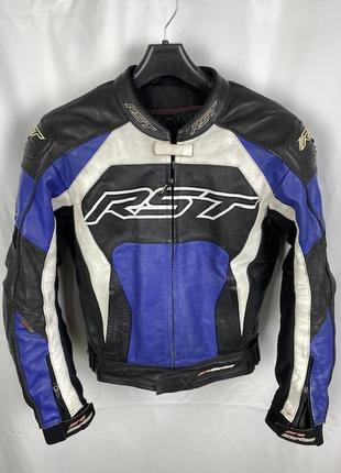 Кожаная мотокуртка rst pro series мотоциклетная