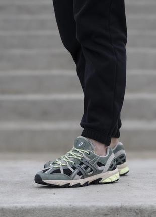 Кросівки asics gel-sonoma green зелені  жіночі / чоловічі