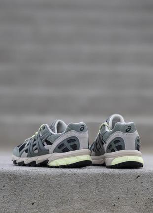 Кроссовки asics gel-sonoma green зеленые женские / мужские10 фото