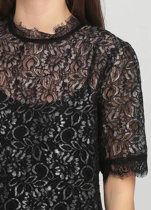 Ошатна мереживна блуза з майкою yessica c&amp;a германія етикетка2 фото