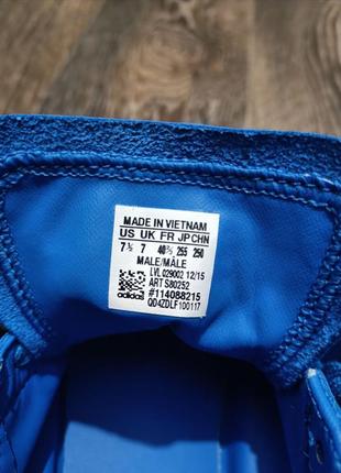 Синие кеды adidas courtvantage adicolor blue10 фото