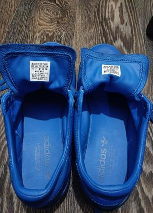 Синие кеды adidas courtvantage adicolor blue9 фото
