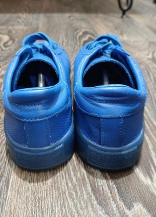 Синие кеды adidas courtvantage adicolor blue7 фото