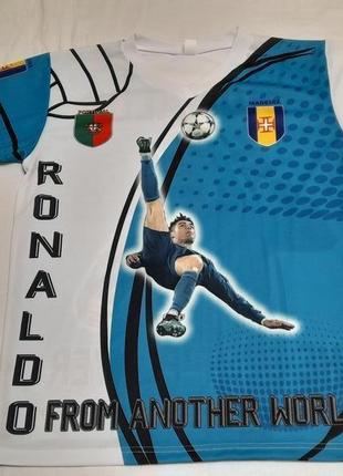 Футболка ronaldo the best player - xl , унісекс