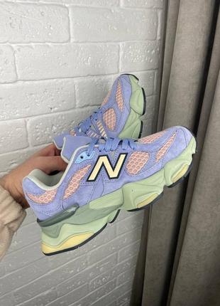Красивейшие женские кроссовки new balance 9060 purple сиреневые3 фото