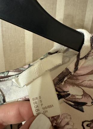 Блуза с птичками h&amp;m 4