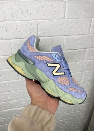 Красивейшие женские кроссовки new balance 9060 purple сиреневые2 фото