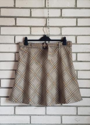 Юбка новая в клетку 14 р-ру.