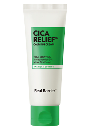 Защитный и успокаивающий крем real barrier cica relief repair rx calming cream1 фото