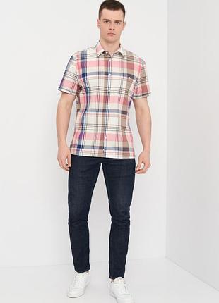 Красива якісна сорочка c&amp;a бавовна німецька етикетка