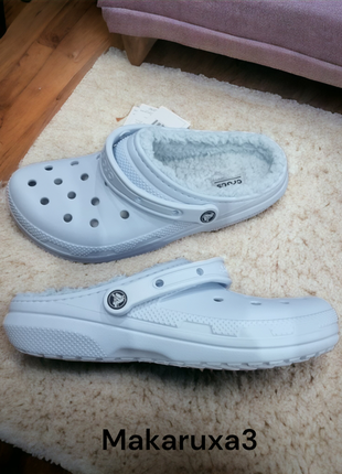 Сабо на хутрі crocs lined m10 .m11 m12