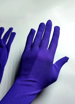 Фиолетовые перчатки длинные высокие пирчатки женские фотосессии кто подводил кролика роджер перчатки варежки локтевые локоть до локтя матовые2 фото