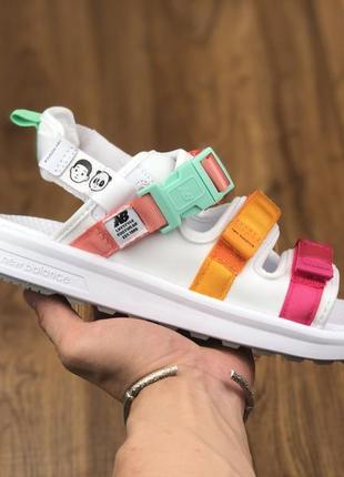 Сандали женские new balance, белые (нью баланс, беланс, босоножки, сандалі, летняя обувь)