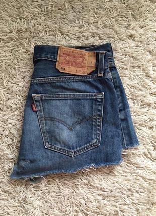 Джинсовые шорты levi's