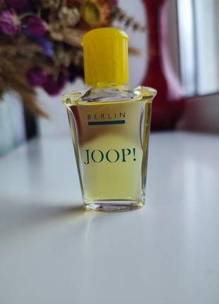 изнароор! berlin joop! винтажная миниатюра, туалетная вода, 5 мл, нюанс!2 фото