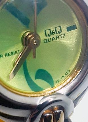 Наручные часы 'q&q' женские кварцевые металлический ремешок (gc15-405)9 фото