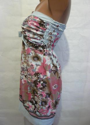 Стильное летнее платье сарафан миди,бюст резинка р 82 фото