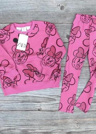 Лосины леггинсы из микки минные маус зара minnie mouse zara2 фото