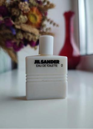 Jil sander bath and beauty jil sander, вінтажна мініатюра, туалетна вода, 7,5 мл, рідкість!