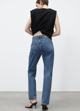 Zara прямі джинси, брюки, штани2 фото