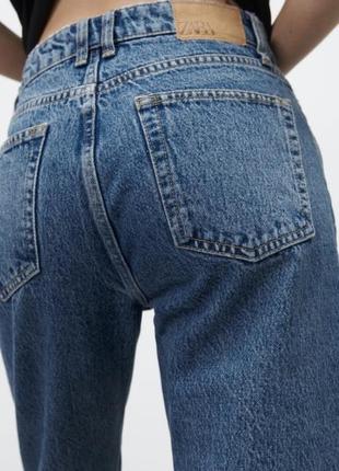Zara прямі джинси, брюки, штани6 фото