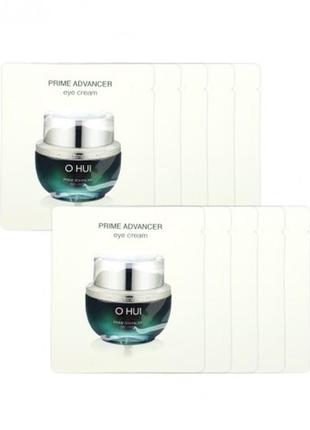 Лифтинговый крем от морщин для век o hui prime advancer eye cream, корейский люкс2 фото