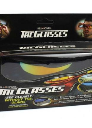 Окуляри тактичні сонцезахисні tag glasses поляризовані антивідблискові для водіїв різнокольорові3 фото