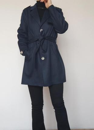 Жіночий укорочений тренч/ плащ/ куртка, 44-46 розмір