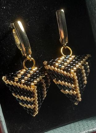 Handmade earrings from japan beads