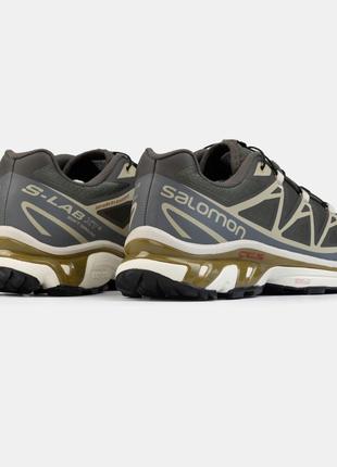 Кроссовки salomon s/lab xt-6 beluga khaki6 фото