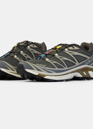 Кроссовки salomon s/lab xt-6 beluga khaki5 фото