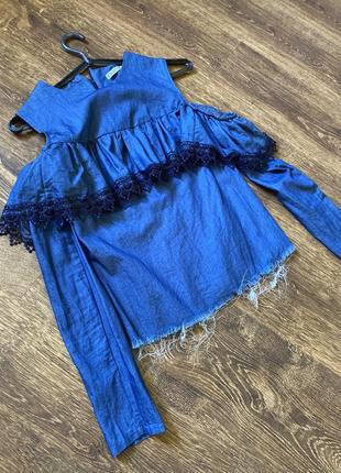 Блуза під джинс